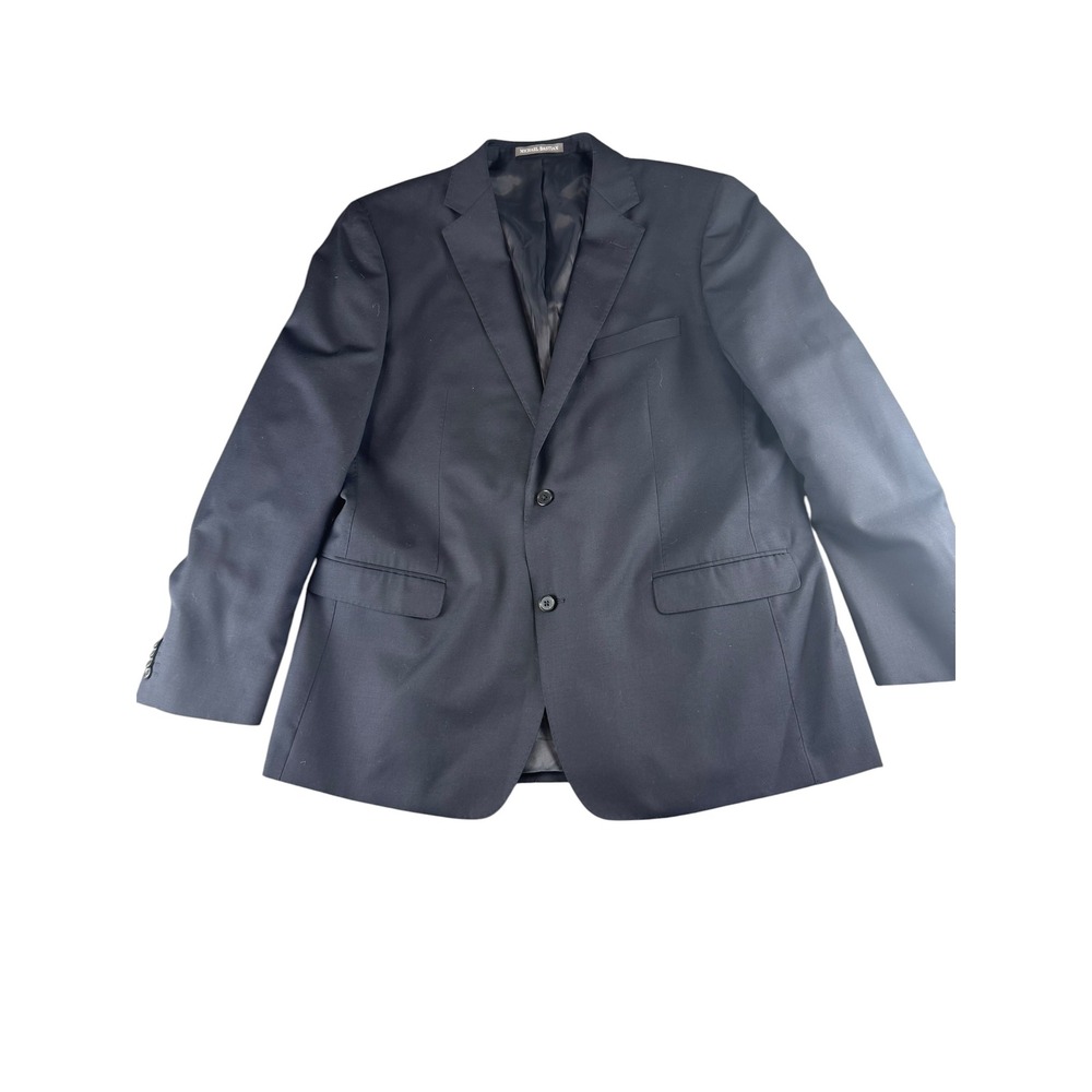 Michael‎ Bastian Navy Blue 100% Wool 2-Button Blazer Sport Coat 46L MB111